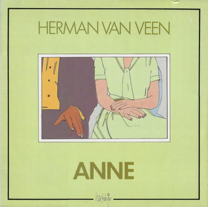 Pop L.P. (1986) Herman van Veen - ANNE., Cd's en Dvd's, Vinyl | Nederlandstalig, Gebruikt, Pop, 12 inch, Ophalen of Verzenden