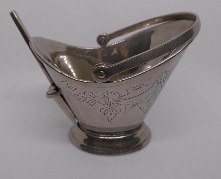 Zilverstad verzilverd suikermandje Douwe Egberts, Antiek en Kunst, Antiek | Goud en Zilver, Zilver, Ophalen of Verzenden