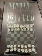 Glazen schaakbord ORIGINAL, Ophalen of Verzenden, Zo goed als nieuw
