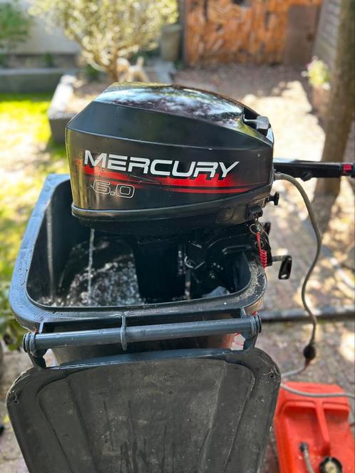 Goed lopende 15pk kortstaart Mercury 2 takt, Watersport en Boten, Buiten- en Binnenboordmotoren, Gebruikt, Benzine, Buitenboordmotor