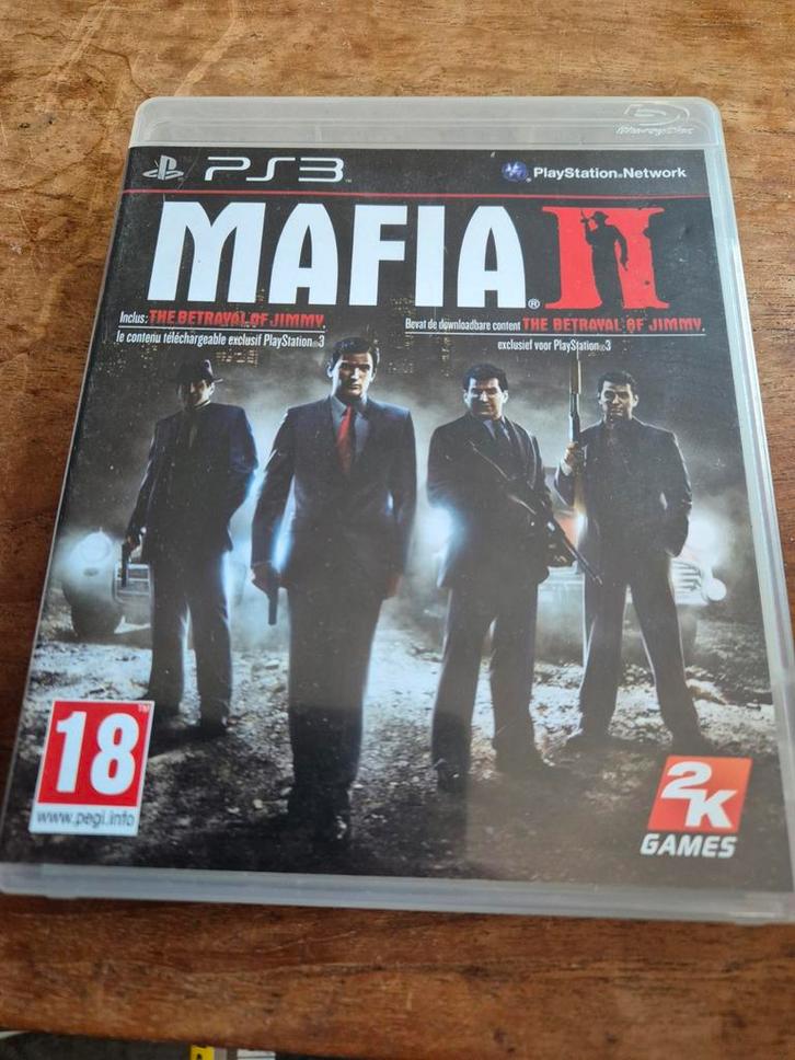 Mafia II - PS3 - Actie Game, Spelcomputers en Games, Games | Sony PlayStation 3, Gebruikt, Avontuur en Actie, 1 speler, Vanaf 18 jaar