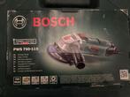 Bosch PWS 750-115 Haakse Slijpmachine incl schuur machine, Ophalen of Verzenden, Gebruikt, Minder dan 700 watt, Haakse handslijpmachine