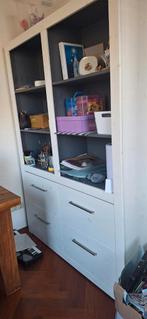 Jan des Bouvrie kast met lades en open vakken, Huis en Inrichting, Ophalen, Gebruikt, 100 tot 150 cm, 200 cm of meer