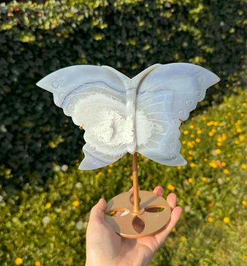 Prachtige agaat vlinder! beschikbaar voor biedingen