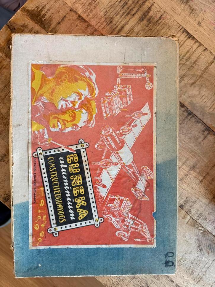 Set van 2 - Vintage EUREKA Constructiebouwdoos jaren '50/'60, Antiek en Kunst, Antiek | Speelgoed, Ophalen of Verzenden