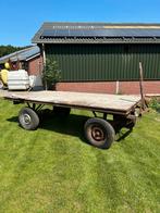 Platte wagen , landbouwaanhanger, Ophalen, Gebruikt