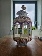 Retro Portugese porseleinen hanglamp, Ophalen of Verzenden