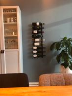 Wijnrek zwart, Huis en Inrichting, Woonaccessoires | Wijnrekken, Ophalen, 5 tot 15 flessen, Zo goed als nieuw, Metaal