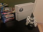 Playstation 4 wit met controllers, Spelcomputers en Games, Spelcomputers | Sony PlayStation 4, Met 2 controllers, Ophalen of Verzenden