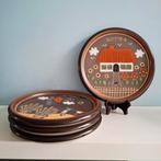 KMK Kupfermühle, set keramische wandborden '4 jaargetijden', Ophalen of Verzenden