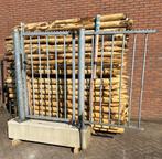 Draaipoort spijlen -gebruikt-, Ophalen, Gebruikt, Staal, 150 tot 200 cm