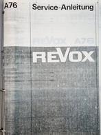 Revox A76 tuner service doc, Ophalen of Verzenden