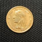 Gouden tientje Wilhelmina 10 gulden Doublé goud uit jaar1897, Verzenden, Goud, Koningin Wilhelmina, Losse munt