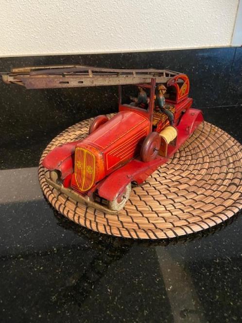 Brandweer auto wagen jaren '30 van CR Charles Rossignol, Antiek en Kunst, Antiek | Speelgoed, Ophalen of Verzenden