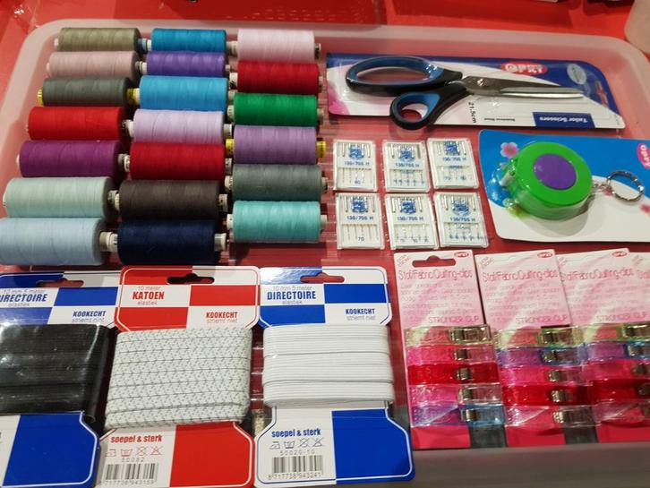 Super mix partij kleinvak artikelen, Hobby en Vrije tijd, Naaien en Fournituren, Nieuw, Garen of Naald(en), Ophalen of Verzenden