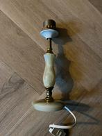 Lampenstandaard van onyx glas, Ophalen of Verzenden, Zo goed als nieuw, Glas