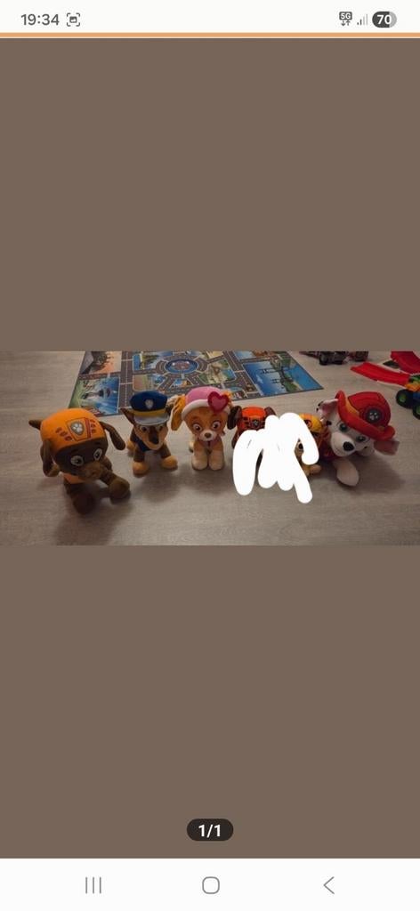 Knuffels paw patrol, Ophalen of Verzenden, Zo goed als nieuw, Overige typen