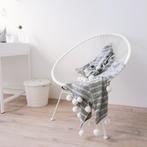 Vtwonen draadstoel met ijzeren frame, Ophalen, Gebruikt, Wit, Eén