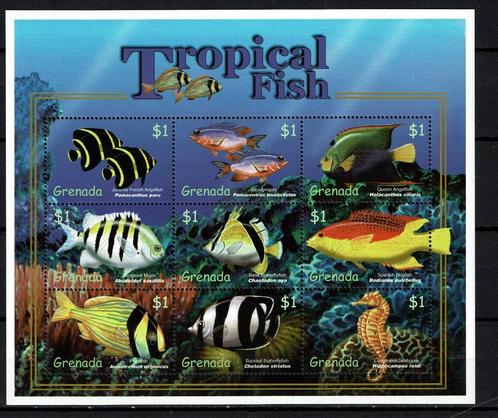 grenada 2000 pf blok vissen koraal fishes zeeleven, Postzegels en Munten, Postzegels | Thematische zegels, Postfris, Dier of Natuur