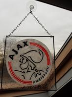 Plexi glas in lood raamhanger Ajax,Heerenveen,Barcelona,VVV, Verzenden, Nieuw, Overige binnenlandse clubs, Overige typen