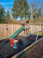 Houten Speeltuin met Glijbaan en Schommels, Ophalen, Gebruikt, Schommel, Aanbouwonderdeel