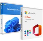 Windows 11 Pro + Office 2021 Pro Plus, Computers en Software, Besturingssoftware, Nieuw, Ophalen of Verzenden, Windows