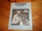 Azzurro - ken dodd / paolo conte, Muziek en Instrumenten, Bladmuziek, Gebruikt, Ophalen of Verzenden, Piano, Populair