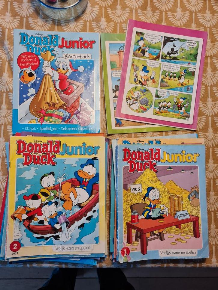 Donald Duck Junior - ca. 50 stuks, Boeken, Stripboeken, Gelezen, Meerdere stripboeken, Ophalen of Verzenden