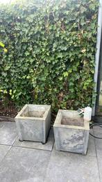 Mooie grote zware plantenbakken voor in de tuin, Steen, Minder dan 60 cm, Rond, Ophalen of Verzenden