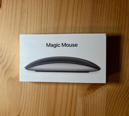 Nieuwe Apple Magic Mouse (USB‑C) - Zwart - Geseald in doos, Computers en Software, Muizen, Nieuw, Muis, Linkshandig, Rechtshandig