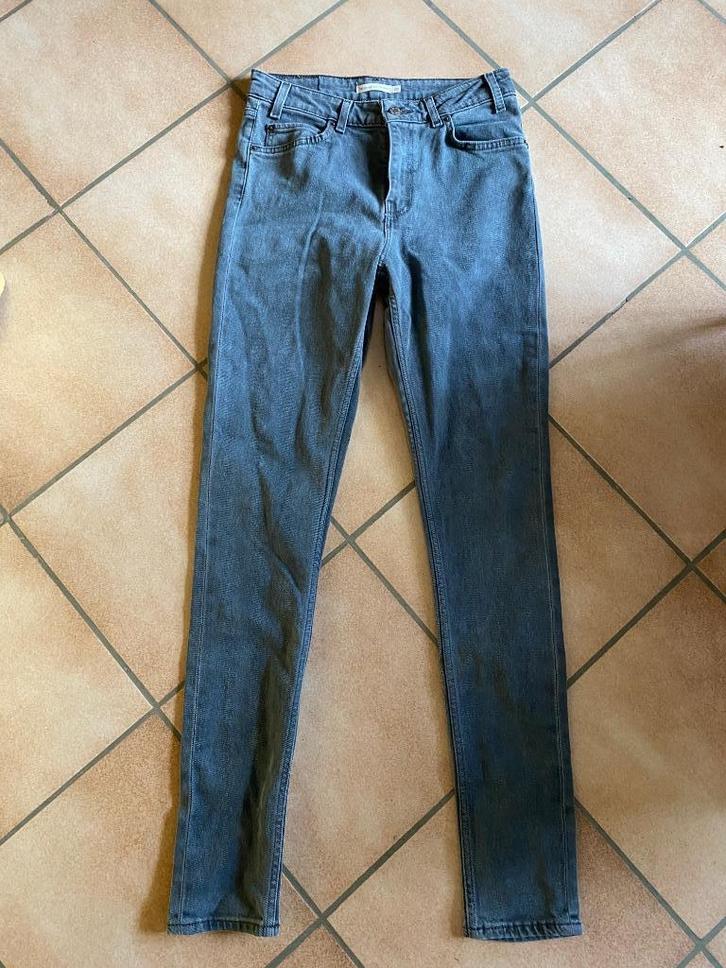 Levi's jeans 721 grijs W28 L32 Vintage High Rise Skinny, Kleding | Dames, Spijkerbroeken en Jeans, Gedragen, W28 - W29 (confectie 36)