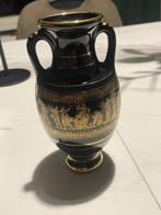 Vaasje handmade Greece 24k gold, Antiek en Kunst, Ophalen of Verzenden
