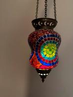 Turkse mozaiek lamp, Huis en Inrichting, Lampen | Hanglampen, Ophalen of Verzenden, Zo goed als nieuw, Glas, Minder dan 50 cm