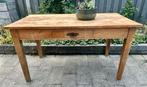 hard houten eiken tafel vintage baroque barok eettafel, Huis en Inrichting, Tafels | Sidetables, Ophalen, Gebruikt, 100 tot 150 cm