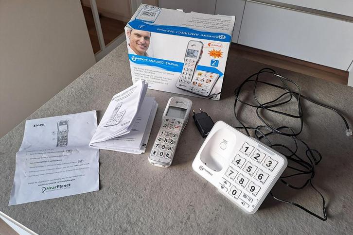 Telefoon - Senioren - Draadloos, Telecommunicatie, Vaste telefoons | Handsets en Draadloos, Zo goed als nieuw, 1 handset, Ophalen of Verzenden