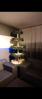 Grote mdf houten kerstboom met 5 planken en 5 guirlande, Ophalen, Gebruikt, Hout, Abstract, apart