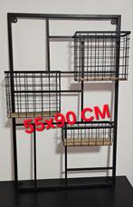 Wandmeubel, wandrek, metalen rek, keukenrek, industrieel rek, Ophalen, Overige materialen, Zo goed als nieuw, Minder dan 150 cm