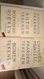 W. Foster - Paarden tekenen & andere tekenboeken 6 stuks!, Ophalen of Verzenden, Zo goed als nieuw, Tekenen en Schilderen, W. Foster