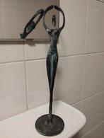 Bronzen ballerina in vijfde positie en haute, Antiek en Kunst, Antiek | Koper en Brons, Ophalen of Verzenden