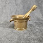 Antieke , zeer oude vijzel met Stamper, Antiek en Kunst, Antiek | Koper en Brons, Ophalen of Verzenden, Brons