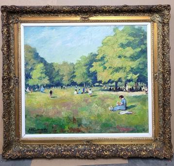 Piet Volckaert, kinderen spelen in het park beschikbaar voor biedingen