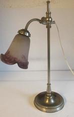 art deco bureaulamp met flexibele arm en kap Degue, Antiek en Kunst, Verzenden