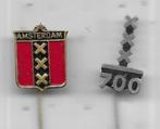 2 X AMSTERDAM SPELDEN, Verzenden, Gebruikt, Stad of Land, Speldje of Pin