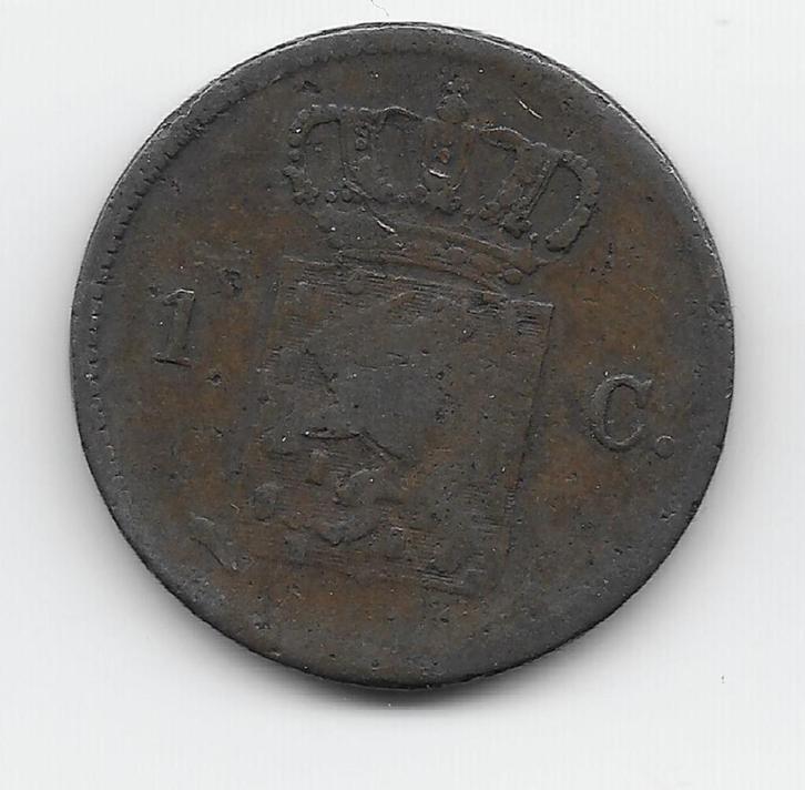 Nederland 1 cent 1826 U KM# 47, Postzegels en Munten, Munten | Nederland, Losse munt, 1 cent, Koning Willem I, Verzenden