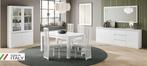 Woonkamer set Forever Chrome-hoogglans wit zwart-SALE., Ophalen of Verzenden