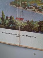 vintage schoolplaat Istanbul Konstantinopel en de Bosporus, Antiek en Kunst, Antiek | Schoolplaten, Ophalen of Verzenden, Stad- en Dorpsgezichten