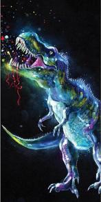 Dinosaurus Badlaken  - Neon, One size, Nieuw, Ophalen of Verzenden, Jongen