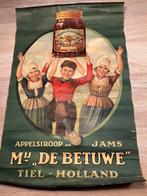 Antieke poster appelstroop en jams “ de Betuwe”, Antiek en Kunst, Kunst | Tekeningen en Foto's, Ophalen of Verzenden