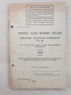 Mines and booby traps 1943., Boek of Tijdschrift, Ophalen of Verzenden, Engeland, Landmacht