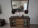 Dressoir is nog te koop! spiegel is gereserveerd!, Huis en Inrichting, Kasten | Dressoirs, Ophalen, Gebruikt, 100 tot 150 cm, Glas